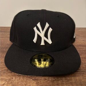 New Era Black and White Cap